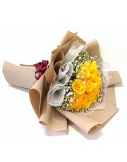 YR8-Yellow Roses Bouquet